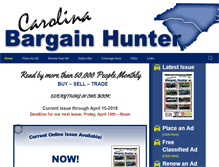 Tablet Screenshot of carolinabargainhunter.net